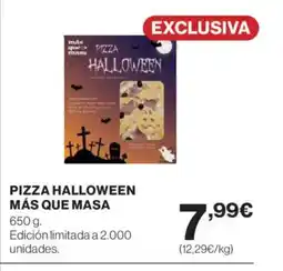 El Corte Inglés Pizza halloween más que masa oferta
