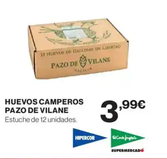 El Corte Inglés Huevos camperos pazo de vilane oferta