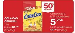 El Corte Inglés COLA CAO Original oferta