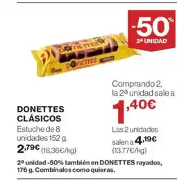 El Corte Inglés DONETTES Clásicos oferta