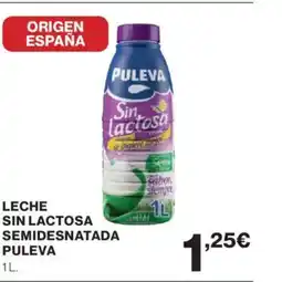 El Corte Inglés PULEVA Leche sin lactosa semidesnatada oferta