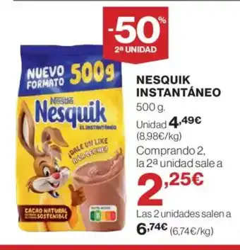 El Corte Inglés NESQUIK Instantáneo oferta