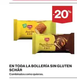 El Corte Inglés SCHÄR En toda la bollería sin gluten oferta