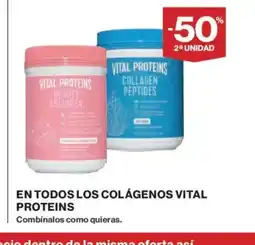 El Corte Inglés VITAL PROTEINS En todos los colágenos oferta
