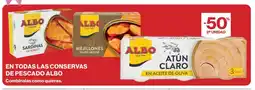 El Corte Inglés ALBO En todas las conservas de pescado oferta
