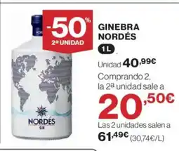 El Corte Inglés NORDÉS Ginebra oferta