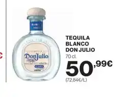 El Corte Inglés DON JULIO Tequila blanco oferta