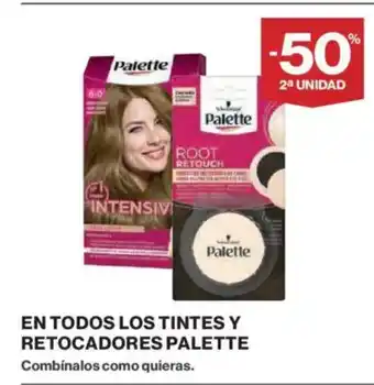 El Corte Inglés PALETTE En todos los tintes y retocadores oferta