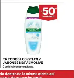 El Corte Inglés PALMOLIVE En todos los geles y jabones nb oferta