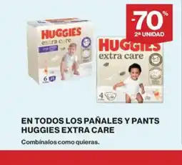 El Corte Inglés En todos los pañales y pants huggies extra care oferta