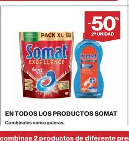 El Corte Inglés SOMAT En todos los productos oferta