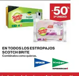 El Corte Inglés SCOTCH BRITE En todos los estropajos oferta