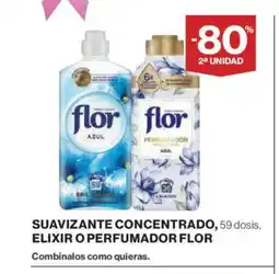El Corte Inglés FLOR Suavizante concentrado elixir o perfumador oferta