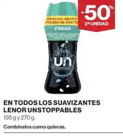 El Corte Inglés En todos los suavizantes lenor unstoppables oferta