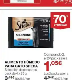 El Corte Inglés SHEBA Alimento húmedo para gato oferta