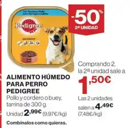 El Corte Inglés PEDIGREE Alimento húmedo para perro oferta