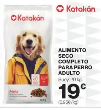 El Corte Inglés Alimento seco completo para perro adulto oferta