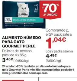 El Corte Inglés GOURMET PERLE Alimento húmedo para gato oferta