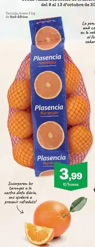 Sorli Taronja, bossa oferta