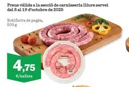 Sorli Botifarra de pagès oferta