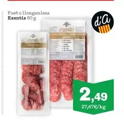 Sorli EXENTIS Fuet o llonganissa oferta
