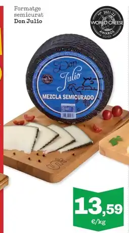 Sorli DON JULIO Formatge semicurat oferta
