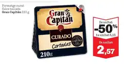 Sorli GRAN CAPITAN Formatge curat falca tallada oferta