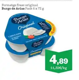 Sorli BURGO DE ARIAS Formatge fresc original oferta