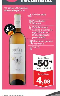 Sorli MASIA FREYÉ Vi blanc DO Penedès oferta