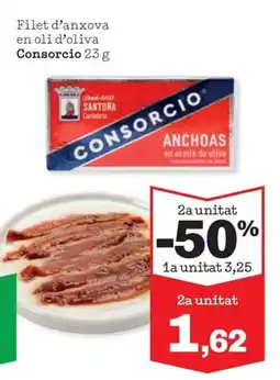 Sorli CONSORCIO Filet d'anxova en oli d'oliva oferta