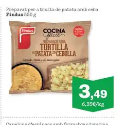 Sorli FINDUS Preparat per a truita de patata amb ceba oferta