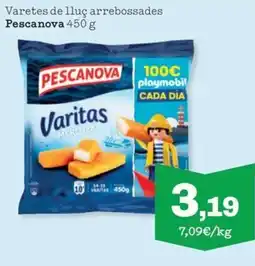 Sorli PESCANOVA Varetes de lluç arrebossades oferta