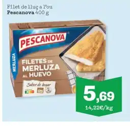 Sorli PESCANOVA Filet de lluç a l'ou oferta
