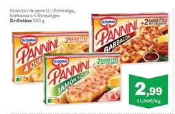 Sorli DR OETKER Pannini de pernil i formatge barbacoa o 4 formatges oferta