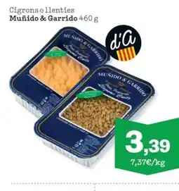 Sorli MUÑIDO & GARRIDO Cigrons o llenties oferta