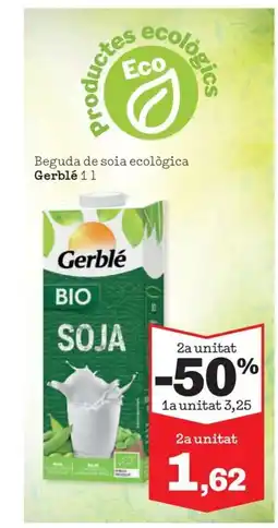 Sorli GERBLÉ Beguda de soia ecològica oferta