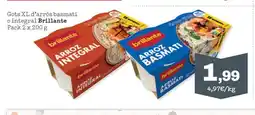 Sorli BRILLANTE Gots XL d'arròs basmati o integral oferta