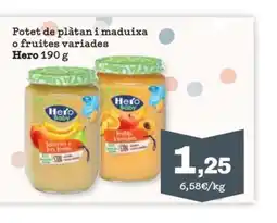 Sorli HERO Potet de plàtanimaduixa o fruites variades oferta