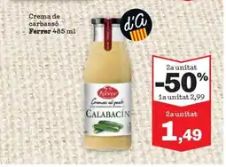 Sorli FERRER Crema de carbassó oferta