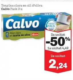 Sorli CALVO Tonyina clara en oli d'oliva oferta