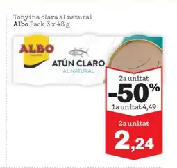 Sorli ALBO Tonyina clara al natural oferta