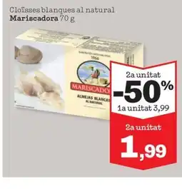 Sorli MARISCADORA Cloïsses blanques al natural oferta