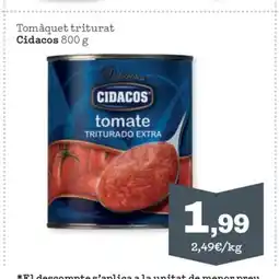 Sorli CIDACOS Tomàquet triturat oferta