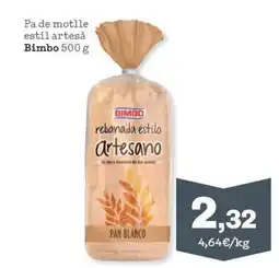 Sorli BIMBO Pa de motlle estil artesà oferta