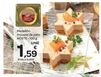 Dialprix Medallón Mousse De Pato Aoste oferta