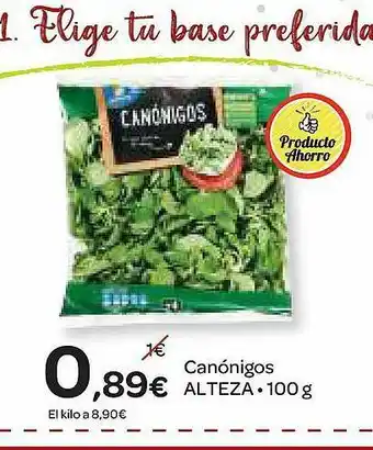 Dialprix Canónigos Alteza oferta