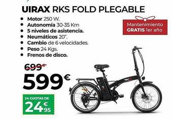 Feu Vert Uirax Rks Fold Plegable oferta