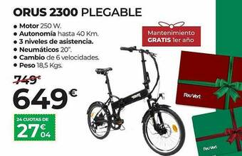 Feu Vert Orus 2300 Plegable oferta