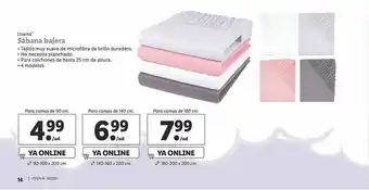Lidl Livarno Sábana Bajera oferta