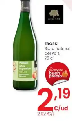 Eroski EROSKI Sidra natural del País oferta